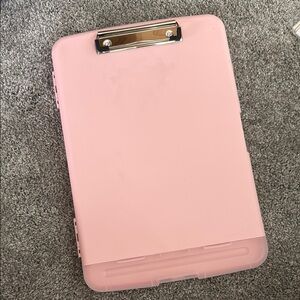 Pink Clipboard/Case